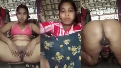 Bangladeshi upojati bibahito meye taar premik ke nijer gudh share korar video clip