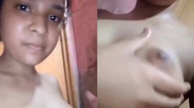 Graam er bou taar puro puri natural dudh abong shaved gudh dekhaae gosol er aag die