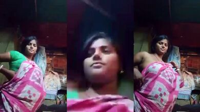 Graam er boudi friend ke taar boro boro aam dekhae