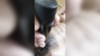 High class meye taar tight gudh vibrator die chodlo