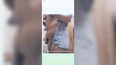 Chubby GF nijer curvy shorir er MMS clip diye BF gorom korlo