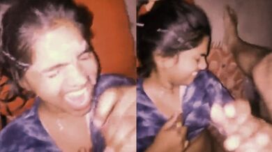 Lajuk bou er mukh bebohar korlo jamai cum dumpster hishebe