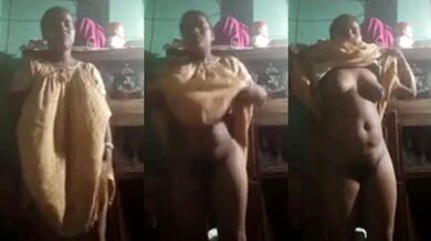 Grammo bhabhi faad a pore video call a dudu share korlo