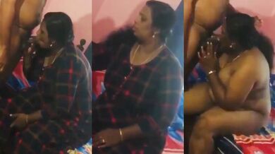 Bangladeshi aunty'r jamai'r shaamne dhon chusha'r blue film